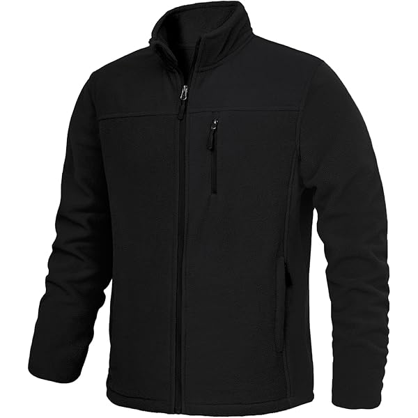 Amazon.com: 33,000ft Men's Full Zip Fleece Jacket Lightweight Warm